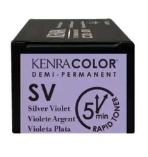 KENRA COLOR Demi-Permanent Rapid Toner Silver Violet 2.05 oz