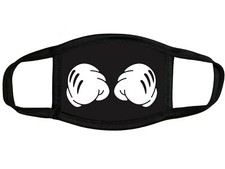 Mickey Hands Disney Fists Protective Face Mask 100 Cotton Filter Pocket