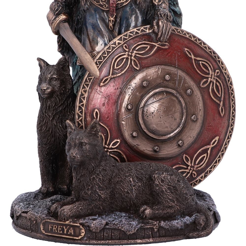 Statue Odin Dieu Nordique Résine – Figurine Mythologie Viking Artisanale – Décoration Bibliothèque, Armoire à Vin Ou Bureau (Odin)