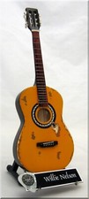 WILLIE NELSON Miniature Guitar w/ Guitar Pick