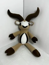 Springbok Antelope Plush, Gazelle Plush, Antelope Doll, Stuffed Springbok
