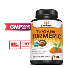 Turmeric Capsules 1400mg  Black Pepper  30 To 120 Capsules