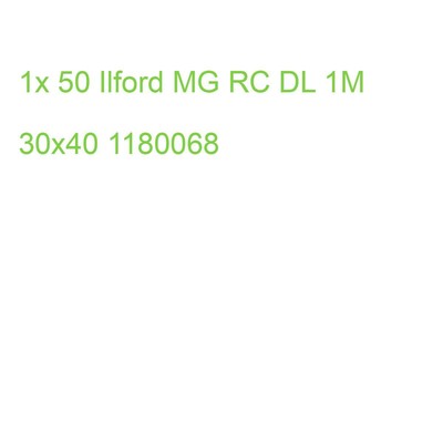 1x 50 Ilford MG RC DL 1M 30x40 1180068 (0019498180064)