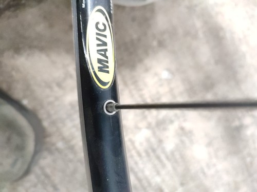 P ruote wheels vintage corsa road 28" 700 Bici Bike Mavic Cosmos - Picture 7 of 9