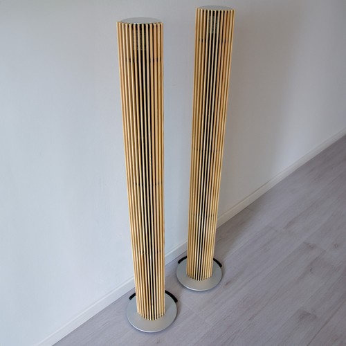 Bang & Olufsen Frets de Couvercle en Bois (paire) Haute Qualité pour Enceintes Beolab 6000 - Photo 4 sur 6