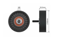 NTY Spannrolle Keilrippenriemen FÜR Mercedes 124 (C124) 124 T-MODEL (S124)