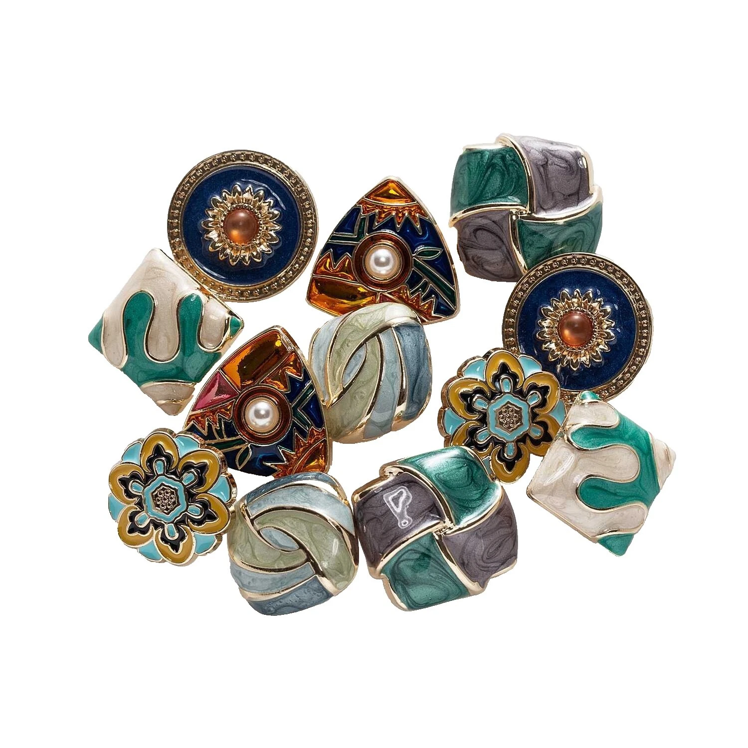 Mixed Lot Drapery Shank Button Sewing Buttons