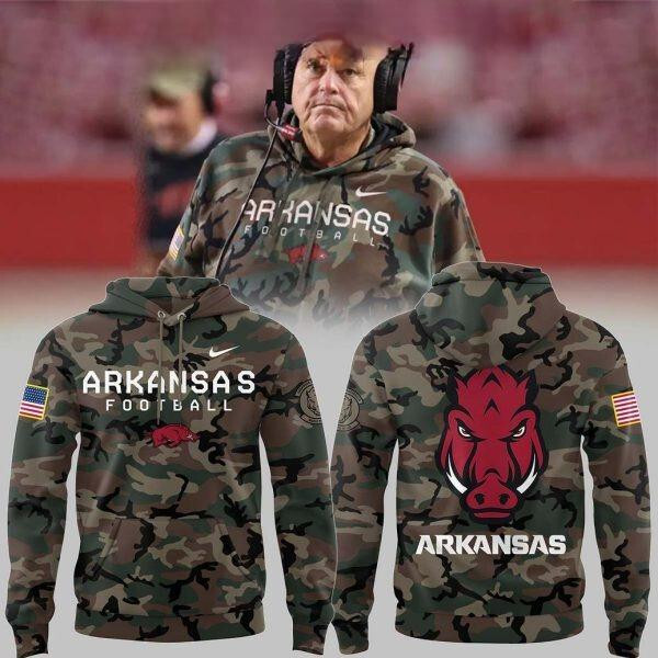 Arkansas Razorbacks football x Coach Sam Pittman 2024 Limited Edition Hoodie