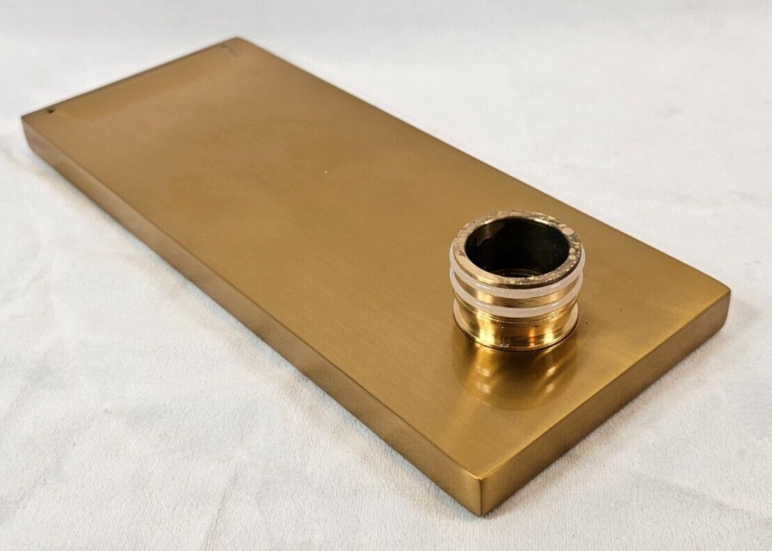 Freestanding Bathtub Faucet Floor Mount Waterfall Tub Filler Gold