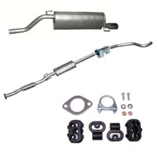 Auspuff Schalldämpfer + KIT für Alfa Romeo Mito 1368ccm