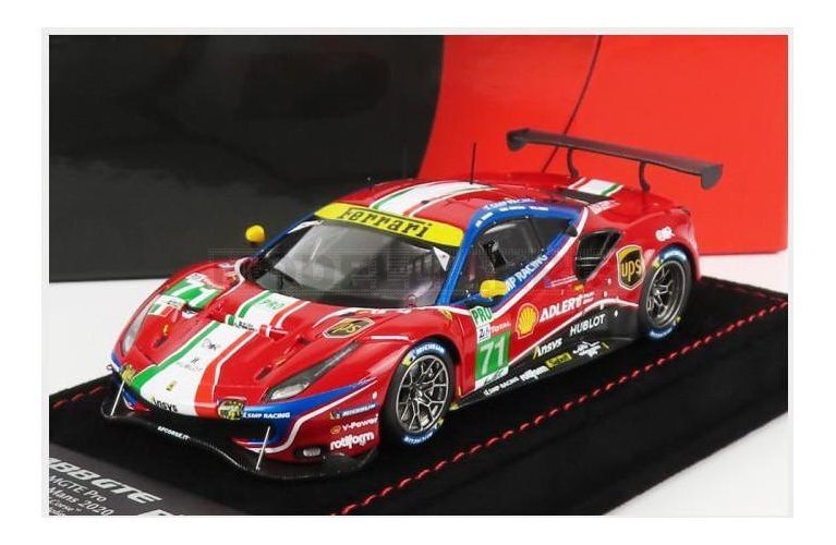 BBR-MODELS BBRC253 FERRARI - 488 GTE EVO 3.9L TURBO V8 TEAM AF CORSE N 71 LMGTE