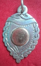 Irish Silver  Gold Celtic Medal or Watch Fob - Dublin 1963