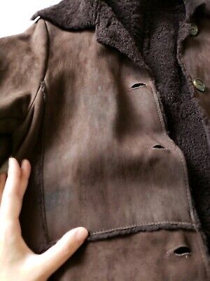 Oscar Leopold genuine shearling coat sheepskin lightweight Oscar Leopold genuine shearling coat sheepskin lightweight