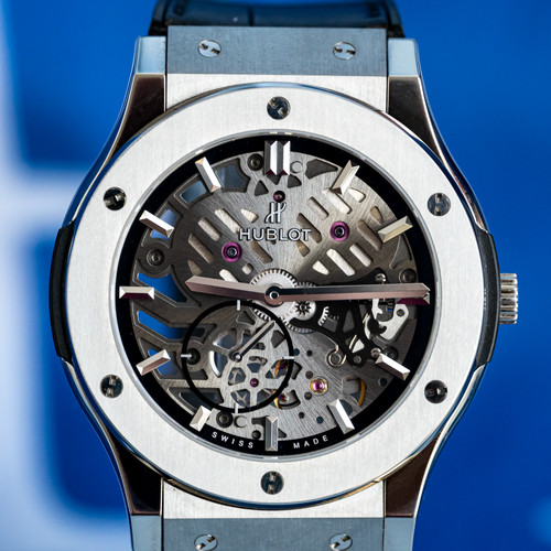 Hublot Classic Fusion Ultra Thin 45mm Skeleton Titanium 515.NX...