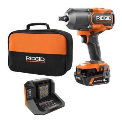 Riho　0418 18V Brushless Cordless 4-Mode 1/2 in.High-Torque Impact