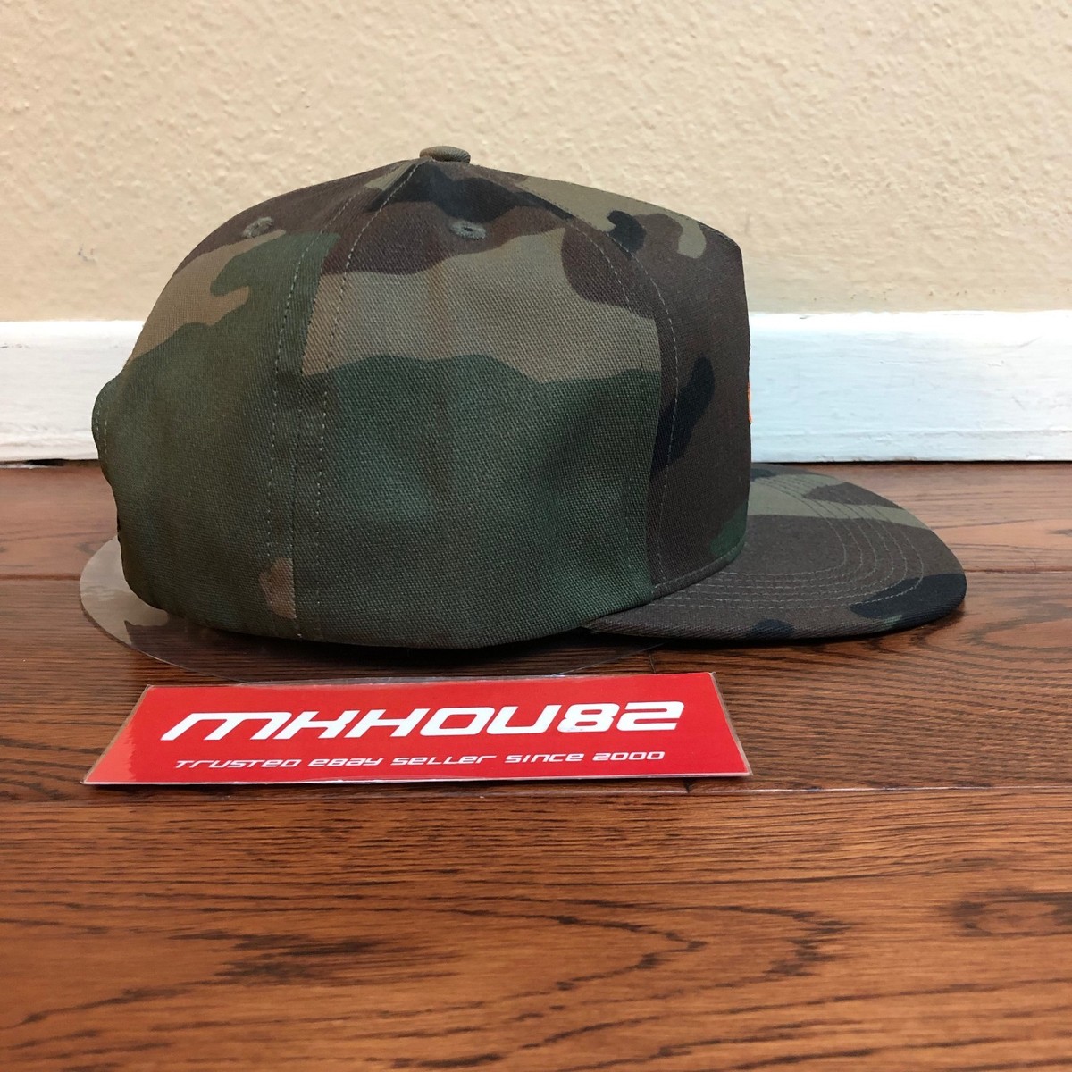 New Supreme Fire 6-Panel 5-Panel Cap Hat Camp USA Camo Fall