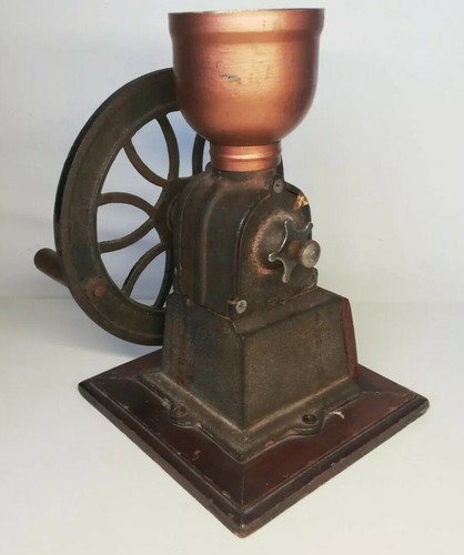 Rare Antique Mill Coffee Counter Display H 26 CM Vintage 20e Siècles Collection - Picture 6 of 12