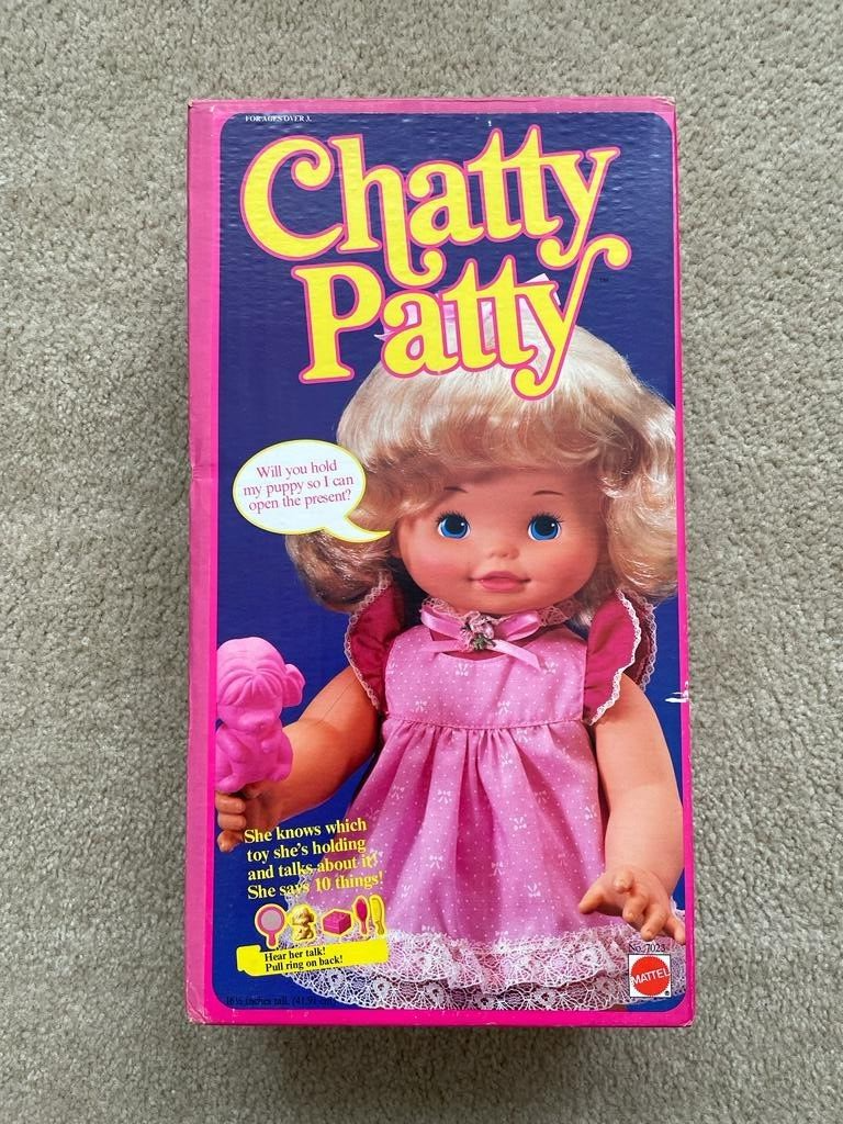 VINTAGE 1983 Mattel Chatty Patty Doll - 16 inches - #7023 - In