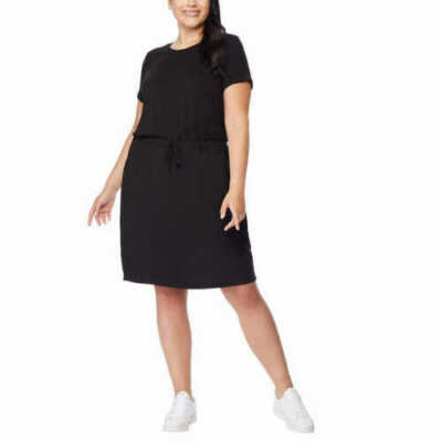 32 degrees ladies' soft lux dress 32 Degrees Ladies Soft Lux Dress Black NEW Womens Casual Dress Above Knee Medium