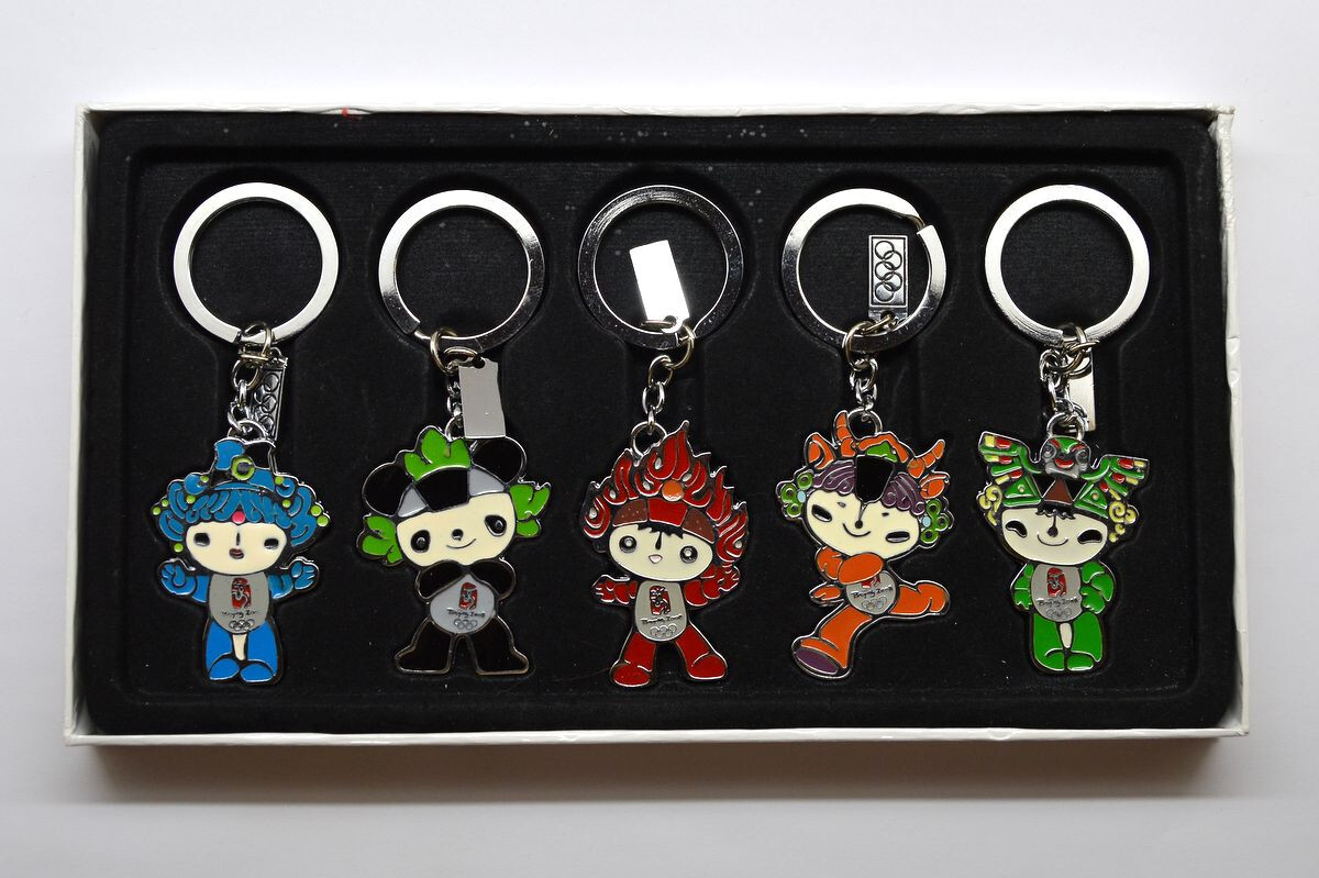 Beijing 2008 Olympics Five Mascot Keychain Set | eBay