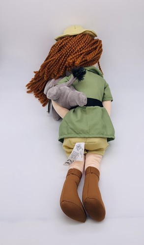 The Petting Zoo Girl Zookeeper w/ Elephant 16” Plush Doll Light Brown Hair - NWT - Picture 4 of 18