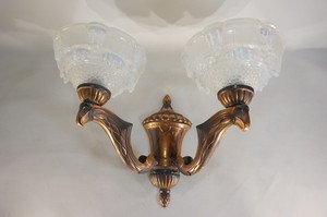 1 Applique Art Deco Signee Ezan France Lacroix Vasque Muller Degue