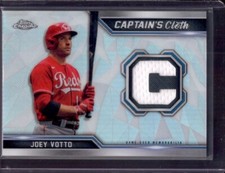JOEY VOTTO 2021 Topps Chrome Captain's Cloth #CCR-JV Game Used Jersey