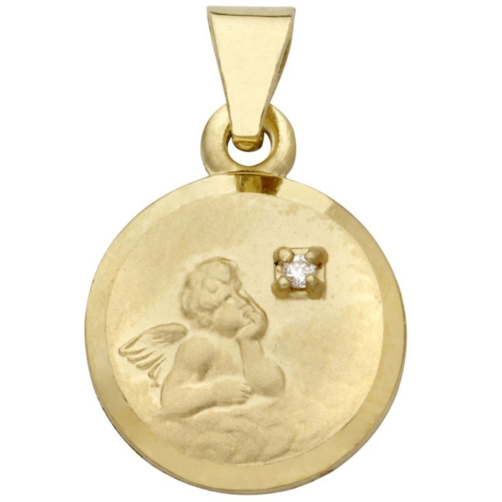 Базовое золото EN21 Kinder Anhnger Kinderschmuck Schutzengel из 14-каратного 585 пробы золота 34790₽