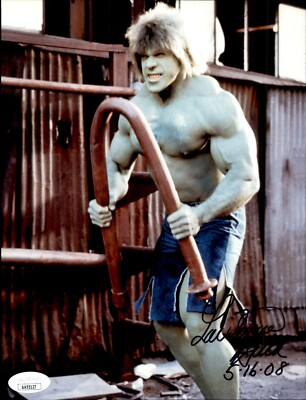 Lou Ferrigno Signed The Incredible Hulk 8x10 Photo #1 JSA COA | eBay