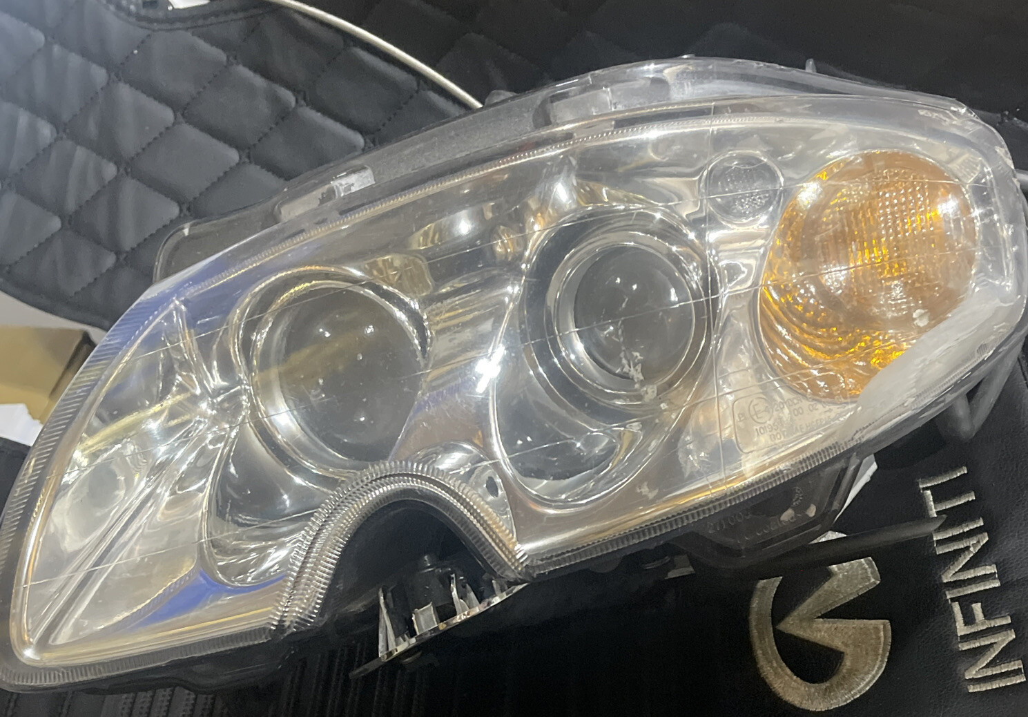 05-08 MASERATI QUATTROPORTE XENON ADAPTIVE HEADLIGHT LEFT DRIVER SIDE