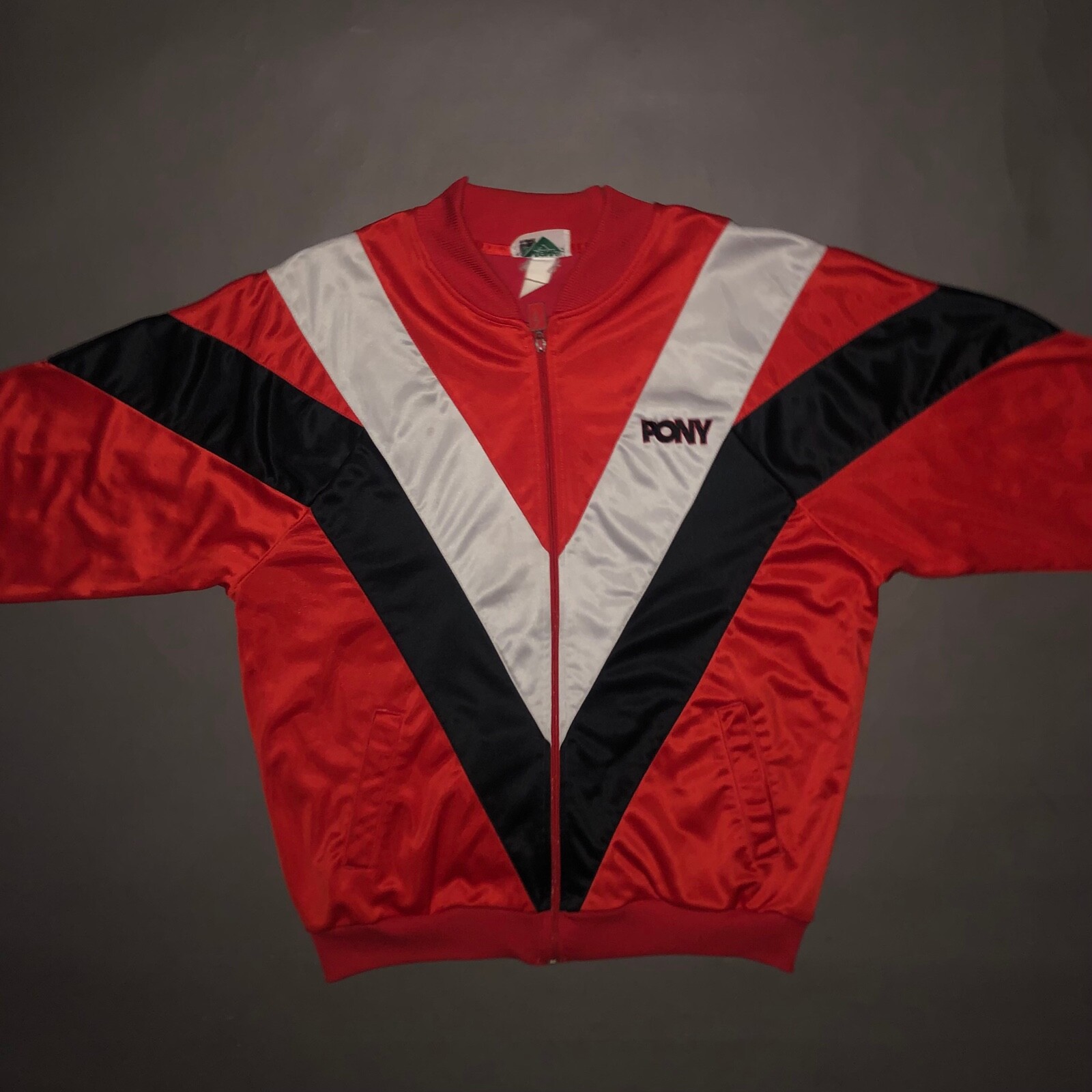 Scarpe PONY vintage anni '80 giacca con cerniera XL anni '80 abbigliamento sportivo Puma