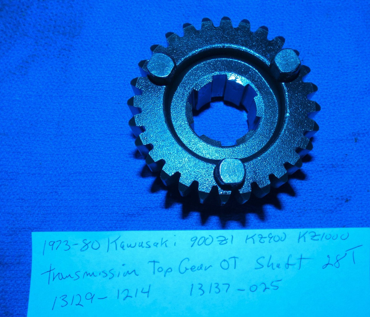 lady　0226 1973-80 Kawasaki 900 Z1 kz1000 trans 5th Gear OUT Shaft pn