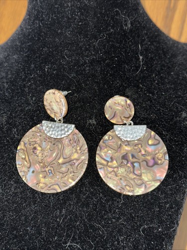 J CREW Acrylic Paint Splash Marble Post Earrings BRAND NEW BID 4 CHARITY❤️308 - Picture 4 of 4