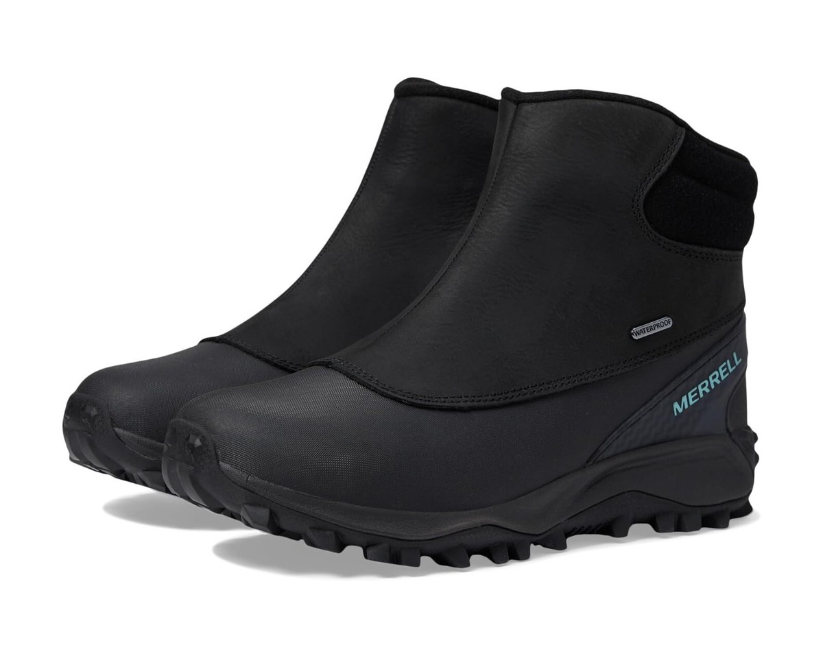 Merrell Z56108 Women's Black Thermo Kiruna Mid Zip Waterproof Boot