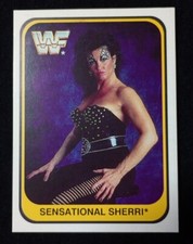 Card SENSATIONAL SHERRI 62 - Merlin WF wrestling 1991 figurine sticker wwf ITA