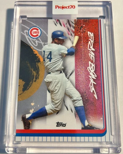 Topps Project 70 Futura ERNIE BANKS Chicago Cubs 2019 Art Card 208