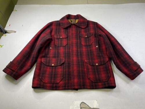 Vintage Woolrich Mackinaw Jacket Coat Mens 46 Buf… - image 1