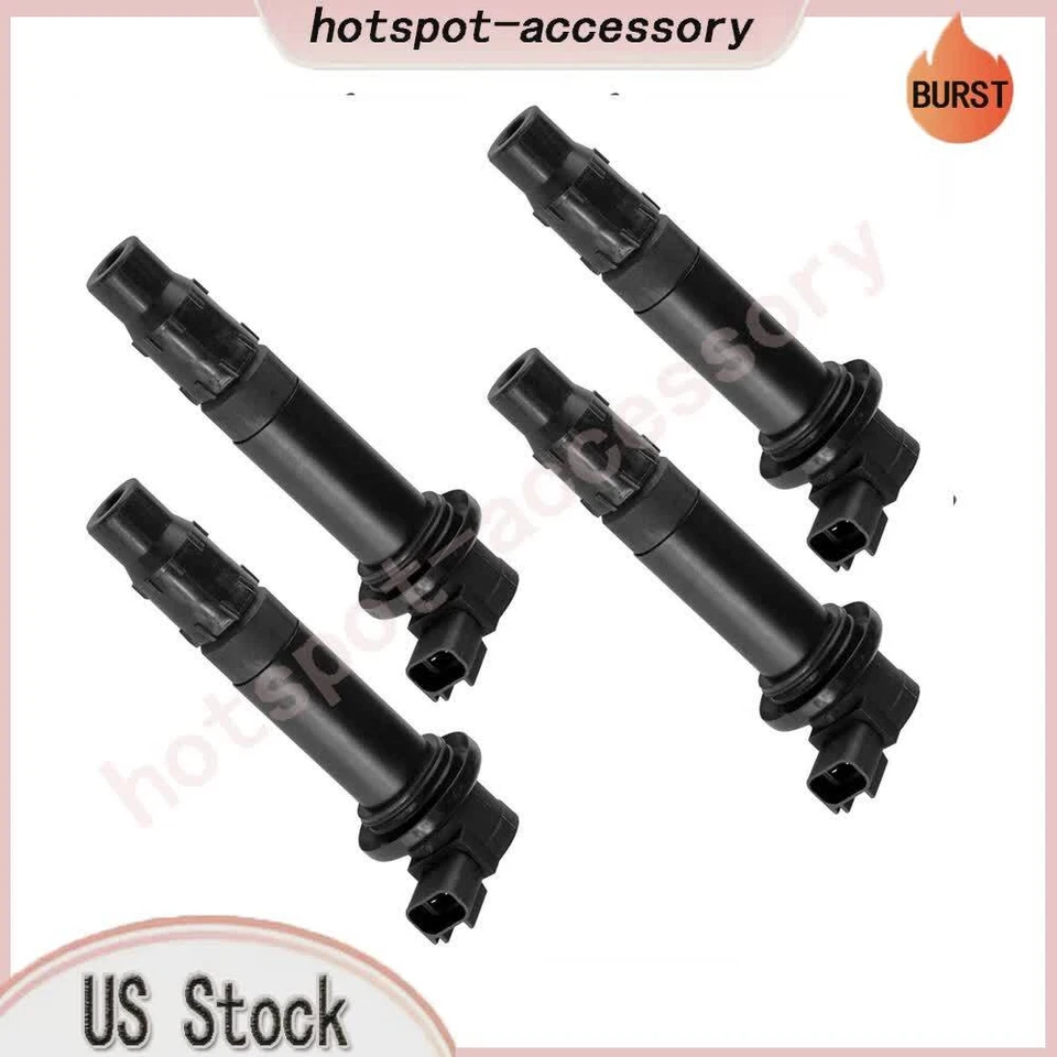 4 Ignition Coil For Yamaha YZF-R6 YZFR6 2008 2009 2010 2011 2012 2013 2014-2016 - Imagem 4 de 4