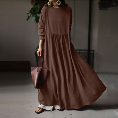 chinese dress ladies Black Maxi Dress with Pockets