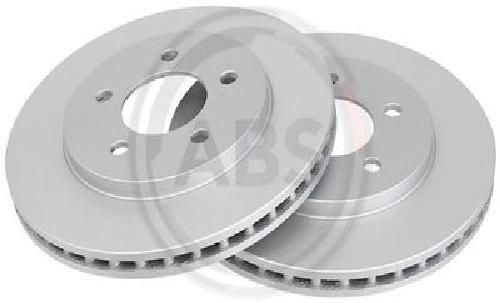 2X Original A.B.S. Bremsscheibe 17033 FüR Chrysler Dodge Plymouth-image
