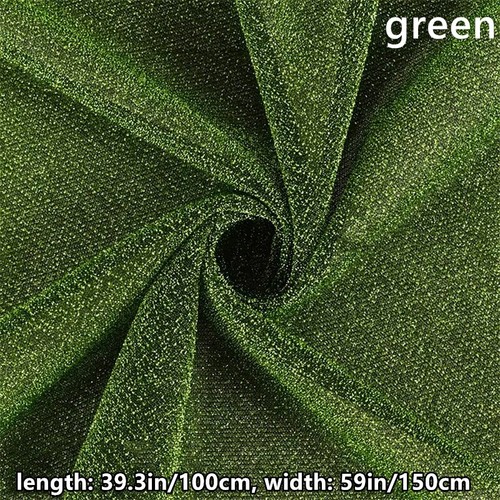 Stretch Glitter Fabric Cloth Costume Formal Dress Sewing Craft DIY 100x150cm - Picture 19 of 44