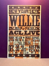 WILLIE NELSON NYE ACL LIVE Austin Tx 2013 Ltd HATCH SHOW PRiNt POsTER
