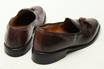 Allen Edmonds Grayson Mens Shell Cordovan Tassel Loafers 10  display picture 1