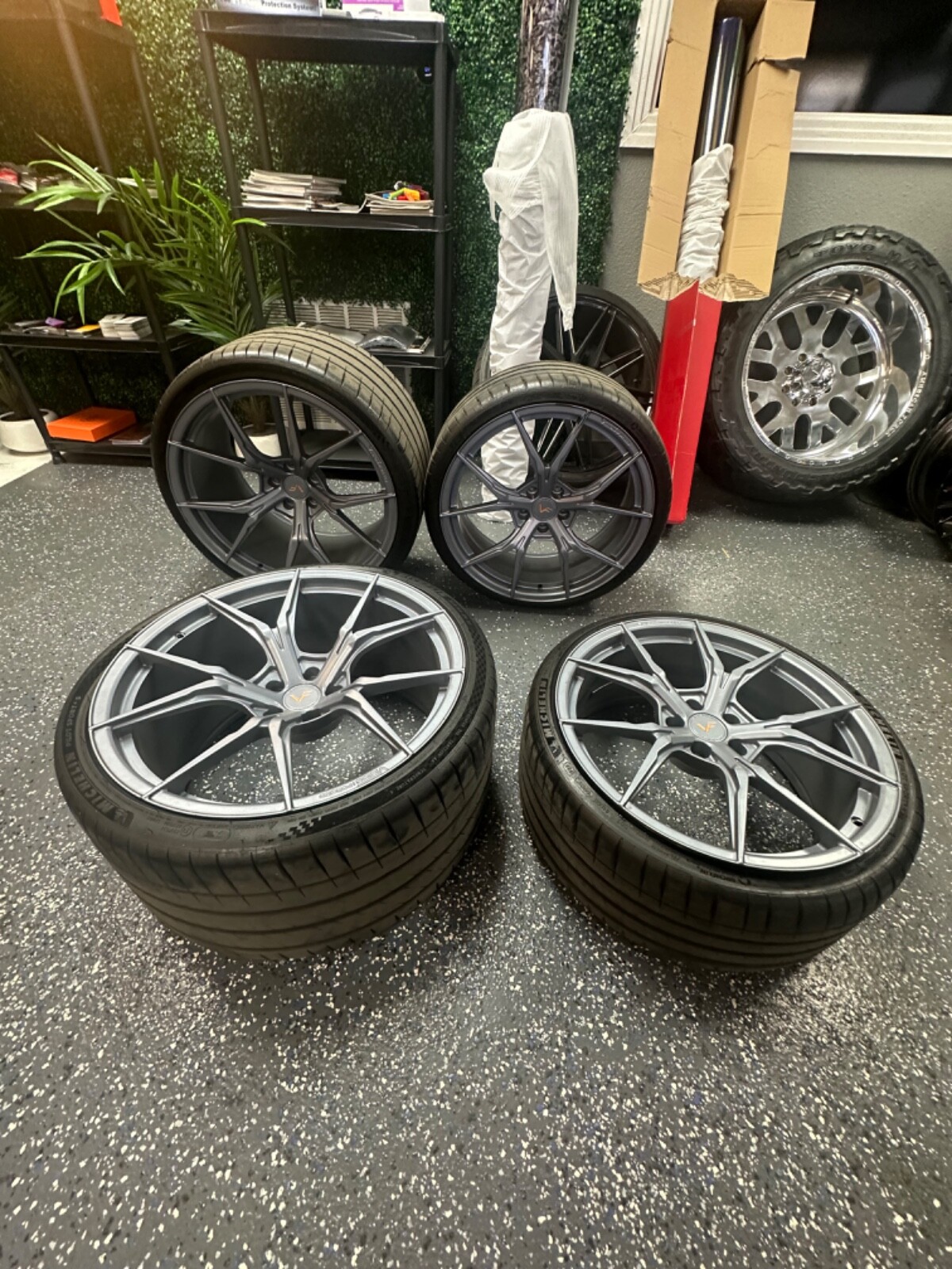 rims and tires 20" and 21" forged concaved mclaren 570s 