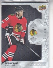 PATRICK KANE 2019-20 UPPER DECK ENGRAINED BLACK PARALLEL #36/49 #7 CHICAGO