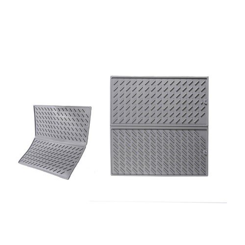 Silicone Draining Board Mat Dish Drying Mat Folding Draining Mat Pad Drainer Mat - Picture 14 of 16