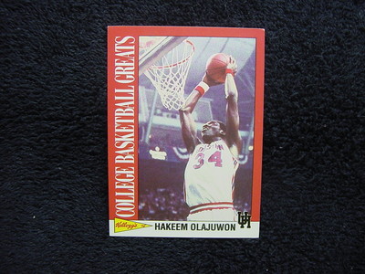 rare hakeem olajuwon cards Amazon.com: 2021-22 Panini Prizm #265 Hakeem Olajuwon Houston Rockets  Basketball Card : Collectibles & Fine Art main image 1