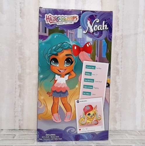Hairdorables 18 Inch Doll Mystery Fashion Noah Surprise Outfit Blue Hair NEW - Picture 8 of 9
