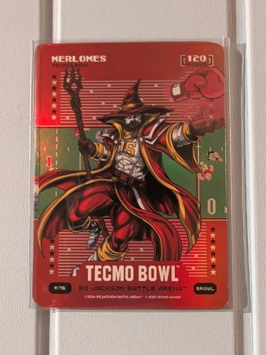 Bo Jackson Battle Arena Tecmo Bowl PATRICK MAHOMES MERLOMES Red Battlefoil Brawl