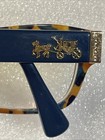 Authentic Coach Pre-owned Teal Confetti Glasses Eyewear *For Frames Only* — photo 5